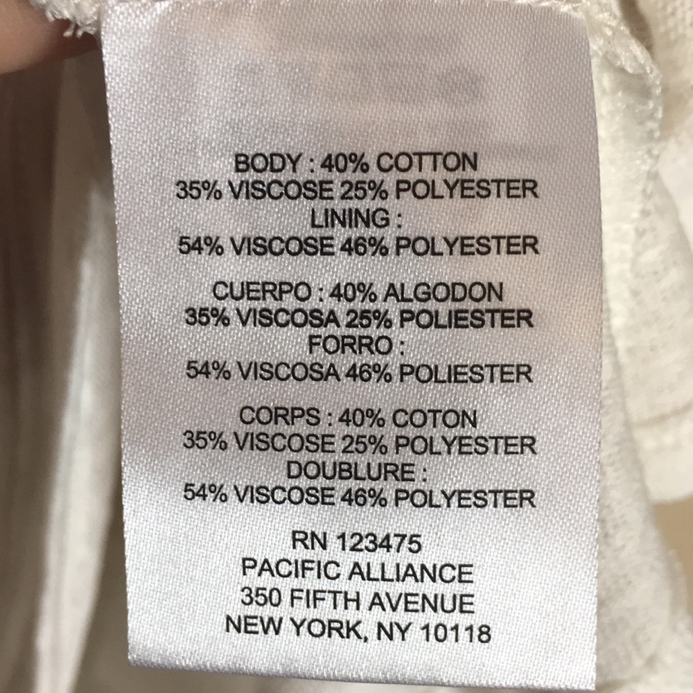 NWT Adorable Cream Layered Tank - Picture 5 of 5